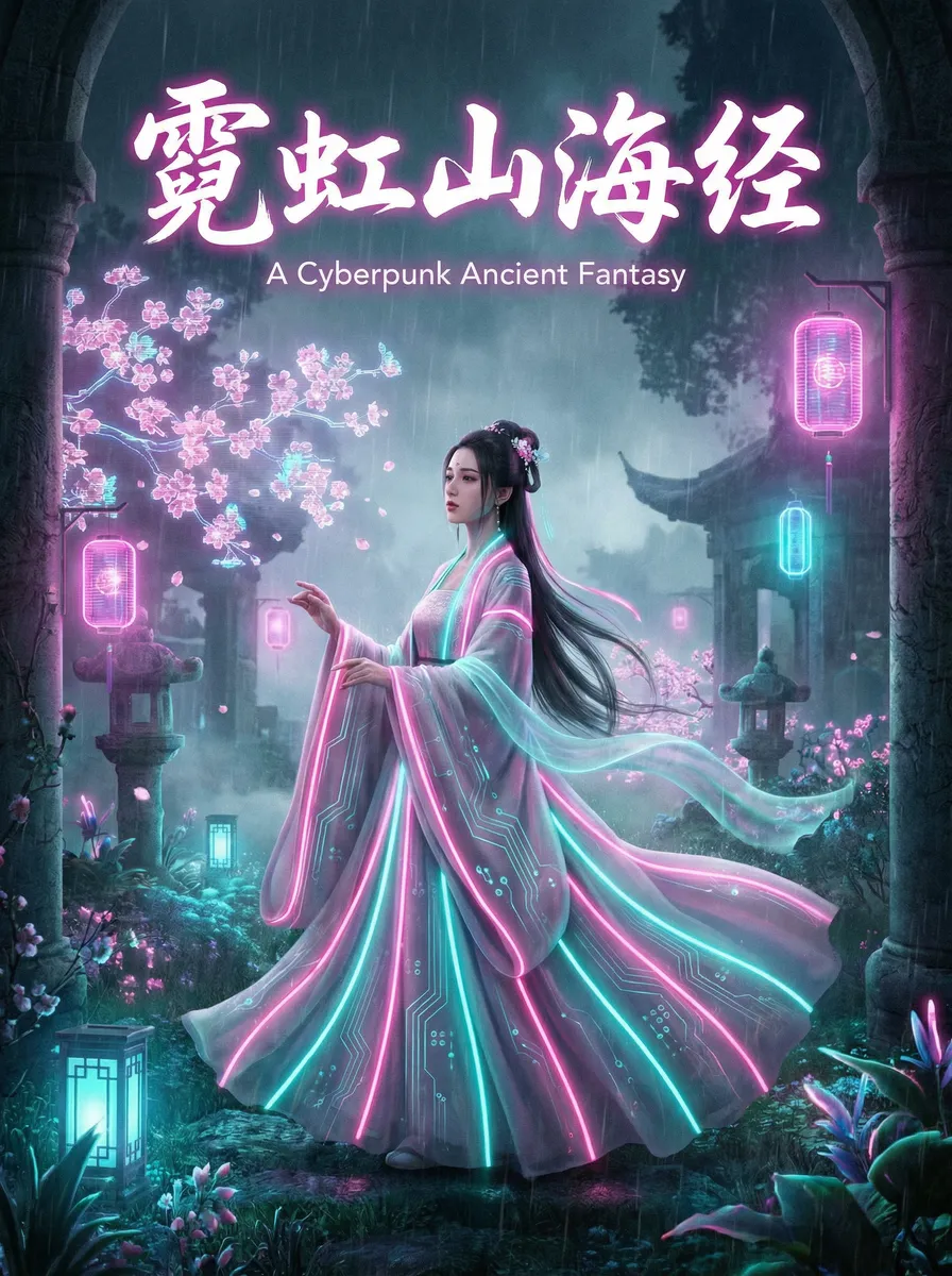 日韩精品 古风奇缘短剧 - 霓虹山海经海报